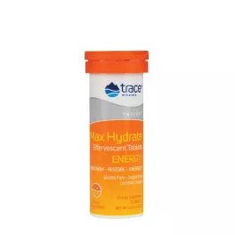   Trace Minerals Max-Hydrate Energy  (10 Effervescent Tablets, Orange)