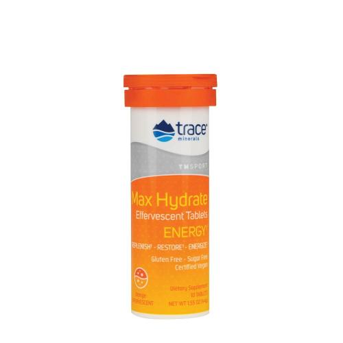 Trace Minerals Max-Hydrate Energy  (10 Brausetabletten, Orange)