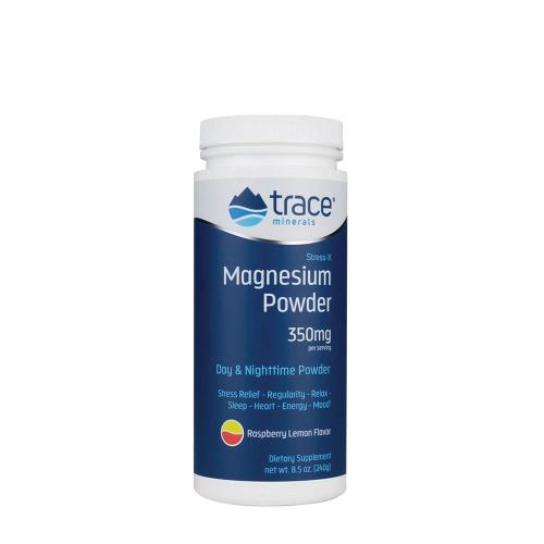 Trace Minerals Stress-X Magnesium Powder  (240 g, Himbeer-Zitrone)