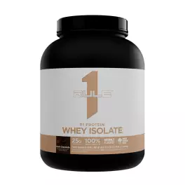   Rule1 Naturally Flavored R1 Protein Whey Isolate (1950 g, Dunkle Schokolade)