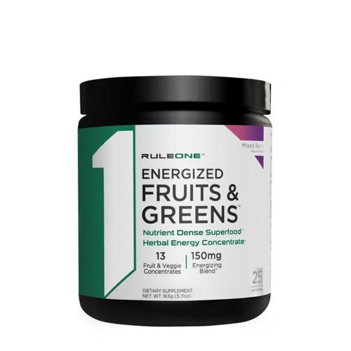 Rule1 Energized Fruits & Greens  (163 g, Gemischte Beeren)