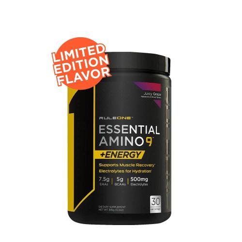 Rule1 Essential Amino 9 +Energy (345 g, Saftige Traube)