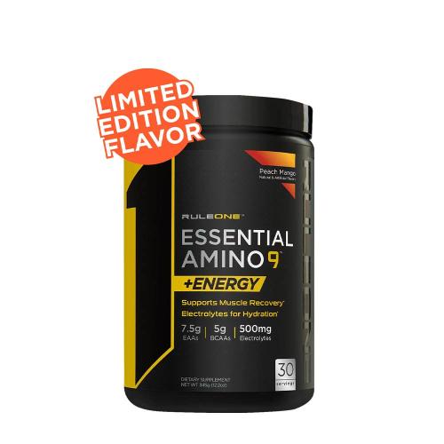 Rule1 Essential Amino 9 +Energy (345 g, Pfirsich Mango)