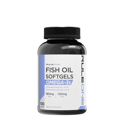 Rule1 Fish Oil - Omega-3  (100 Weichkapseln)