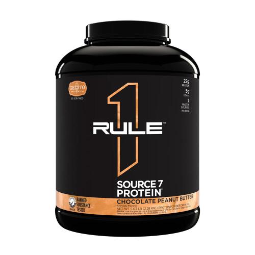 Rule1 Source 7 Protein (2280 g, Chocolate Peanut Butter Gelato)