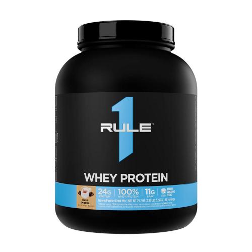 Rule1 Whey Protein (2.27 kg, Café Mocha)
