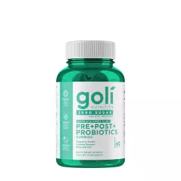   Goli Zero Sugar Pre + Post + Probiotics Gummies (60 Gummibonbons)