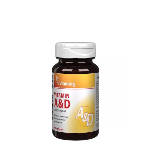 Vitaking Vitamin A&D 10,000/1,000 IU (60 Weichkapseln)