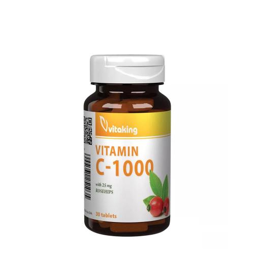 Vitaking Vitamin C 1000 mg with Rosehip (30 Tabletten)