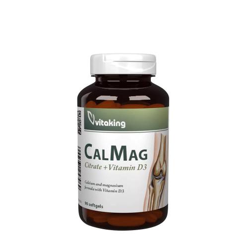 Vitaking CalMag Citrate +Vitamin D3 (90 Weichkapseln)