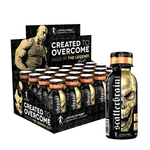 Kevin Levrone Scatterbrain Shot Box (24 x 120 ml, Passionsfrucht)