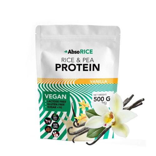 AbsoRICE Rice & Pea Protein - Vegan Protein Powder (500 g, Vanille)