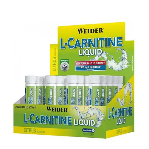 Weider L-Carnitine Liquid (20 x 25ml, Zitrus)