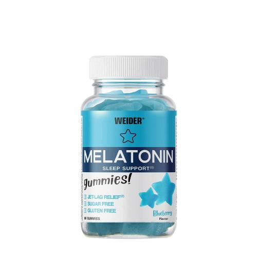 Weider Melatonin (60 Gummibonbons, Blaubeere)