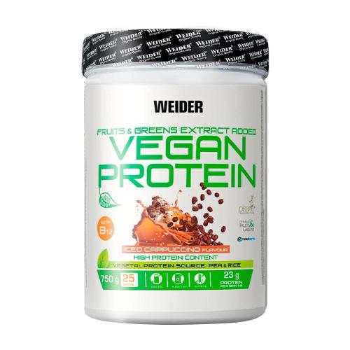 Weider Vegan Protein (750 g, Geeister Cappuccino)