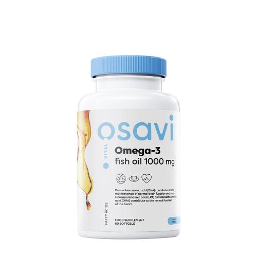 Osavi Omega-3 Fish Oil - 1000 mg - Lemon flavour (60 Weichkapseln)
