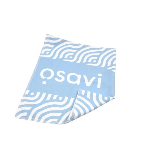 Osavi Towel - 49x30 cm - blue-white (1 St.)