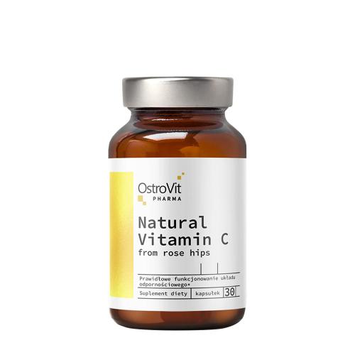 OstroVit Pharma Natural Vitamin C from Rose Hips (30 Kapseln)