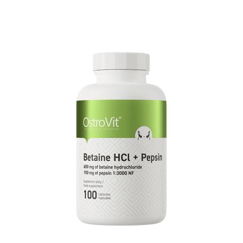 OstroVit Betaine HCL + Pepsin (100 Kapseln)