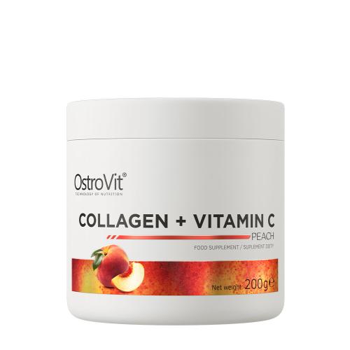 OstroVit Collagen + Vitamin C (200 g, Pfirsich)