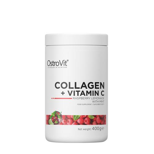 OstroVit Collagen + Vitamin C (400 g, Himbeerlimonade mit Minze)