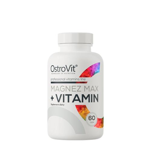 OstroVit Magnez MAX + Vitamin (60 Tabletten)