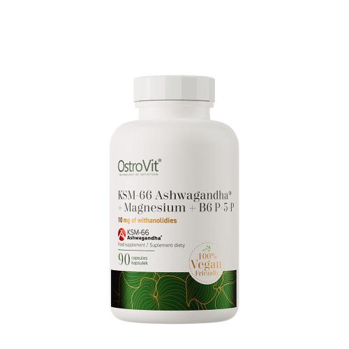 OstroVit KSM-66 Ashwagandha® + Magnesium + B6 P-5-P (90 veg.Kapseln)