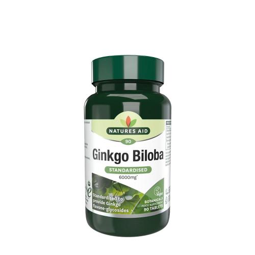 Natures Aid Ginkgo Biloba Standardised 120 mg (90 Tabletten)