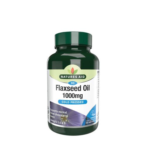 Natures Aid Flaxseed Oil 1000 mg (90 Weichkapseln)