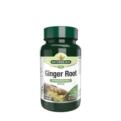Natures Aid Ginger Root Standardised 500 mg (90 Tabletten)