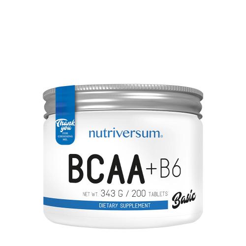 Nutriversum BCAA + B6 - BASIC (200 Tabletten)