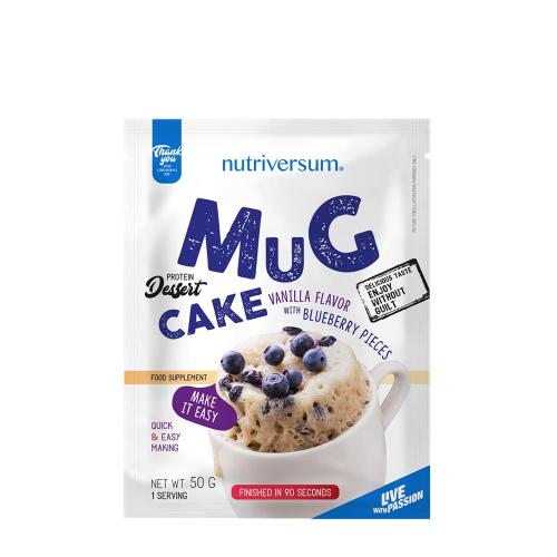 Nutriversum Mug Cake - DESSERT (50 g, Vanille Blaubeere)