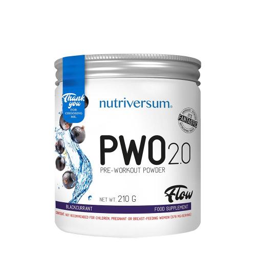 Nutriversum PWO 2.0 - FLOW (210 g, Schwarze Johannisbeere)