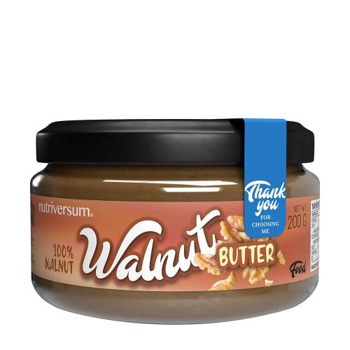 Nutriversum 100% Walnut Butter - Creamy - FOOD (200 g, Walnuss)