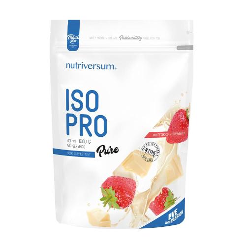 Nutriversum ISO PRO - PURE  (1000 g, Erdbeere Weiße Schokolade)