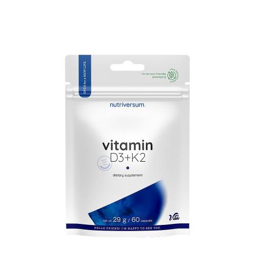 Nutriversum D3 + K2 Vitamin (60 Kapseln)