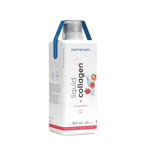 Nutriversum Liquid Collagen 10.000 Mg Sugar Free  (500 ml, Erdbeere)