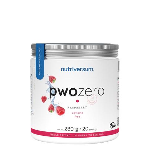 Nutriversum PWO Zero Caffeine (280 g, Himbeere)