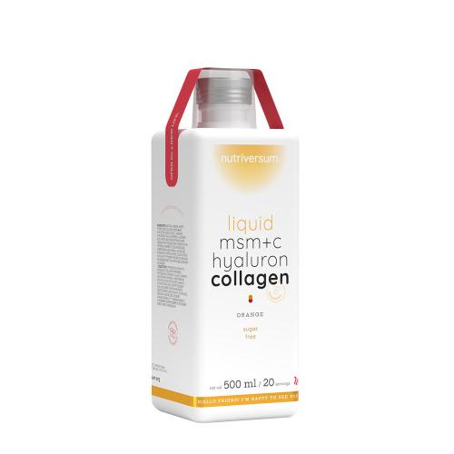 Nutriversum Liquid MSM+C Hyaluron Collagen (500 ml, Orange)