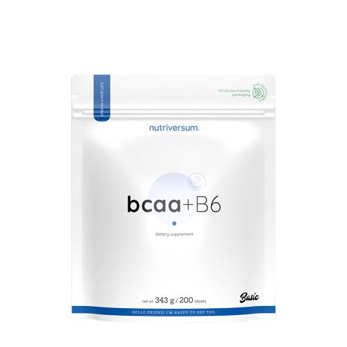 Nutriversum BCAA + B6 - BASIC (200 Tabletten, Geschmacksneutral)