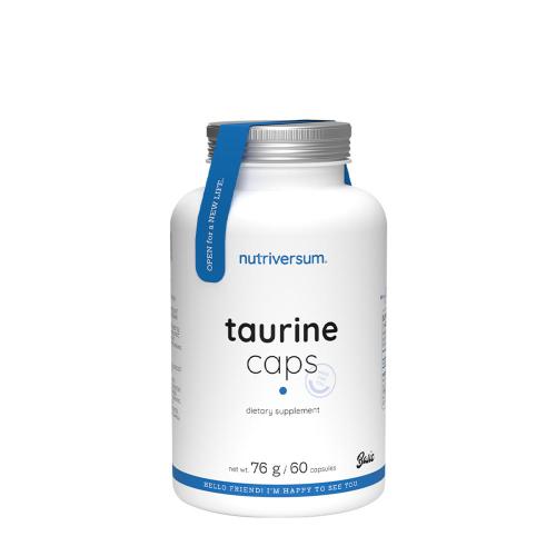 Nutriversum Taurine Caps - BASIC (60 Kapseln, Geschmacksneutral)