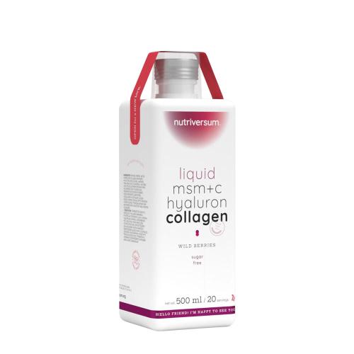 Nutriversum Liquid MSM+C Hyaluron Collagen (500 ml, Wild Berries)