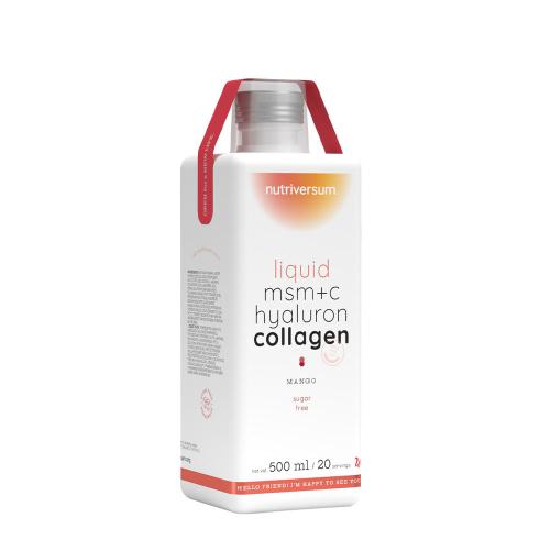 Nutriversum Liquid MSM+C Hyaluron Collagen (500 ml, Mango)
