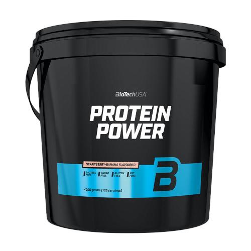 BioTechUSA Protein Power (4000 g, Erdbeere Banane)