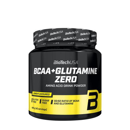 BioTechUSA BCAA+Glutamine Zero  (480 g, Zitrone)