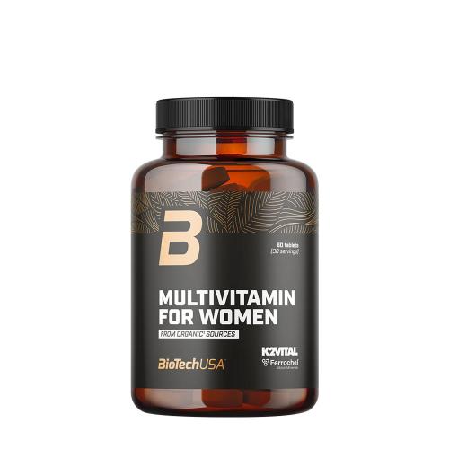BioTechUSA Multivitamin For Women from Organic Sources (60 Tabletten)