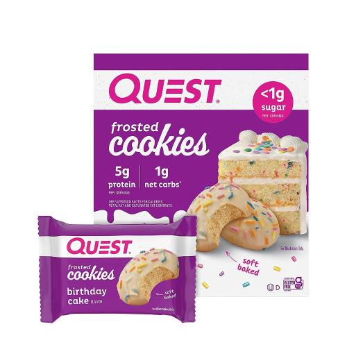 Quest Nutrition Frosted Cookies (25 g, Birthday Cake)