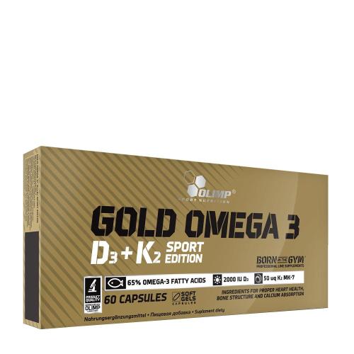 Olimp Sport Gold Omega 3 D3+K2 (60 Kapseln)