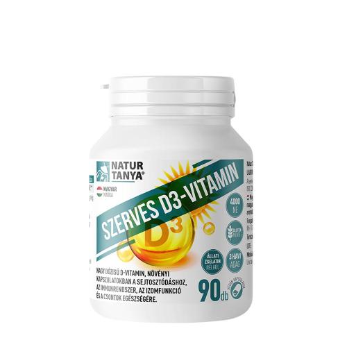 Natur Tanya Organic Vitamin D3 4000 IU With Vitamin E (90 Kapseln)