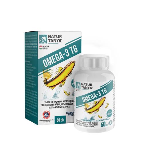 Natur Tanya Mega Omega-3 - Wild Fish Oil (60 Weichkapseln)